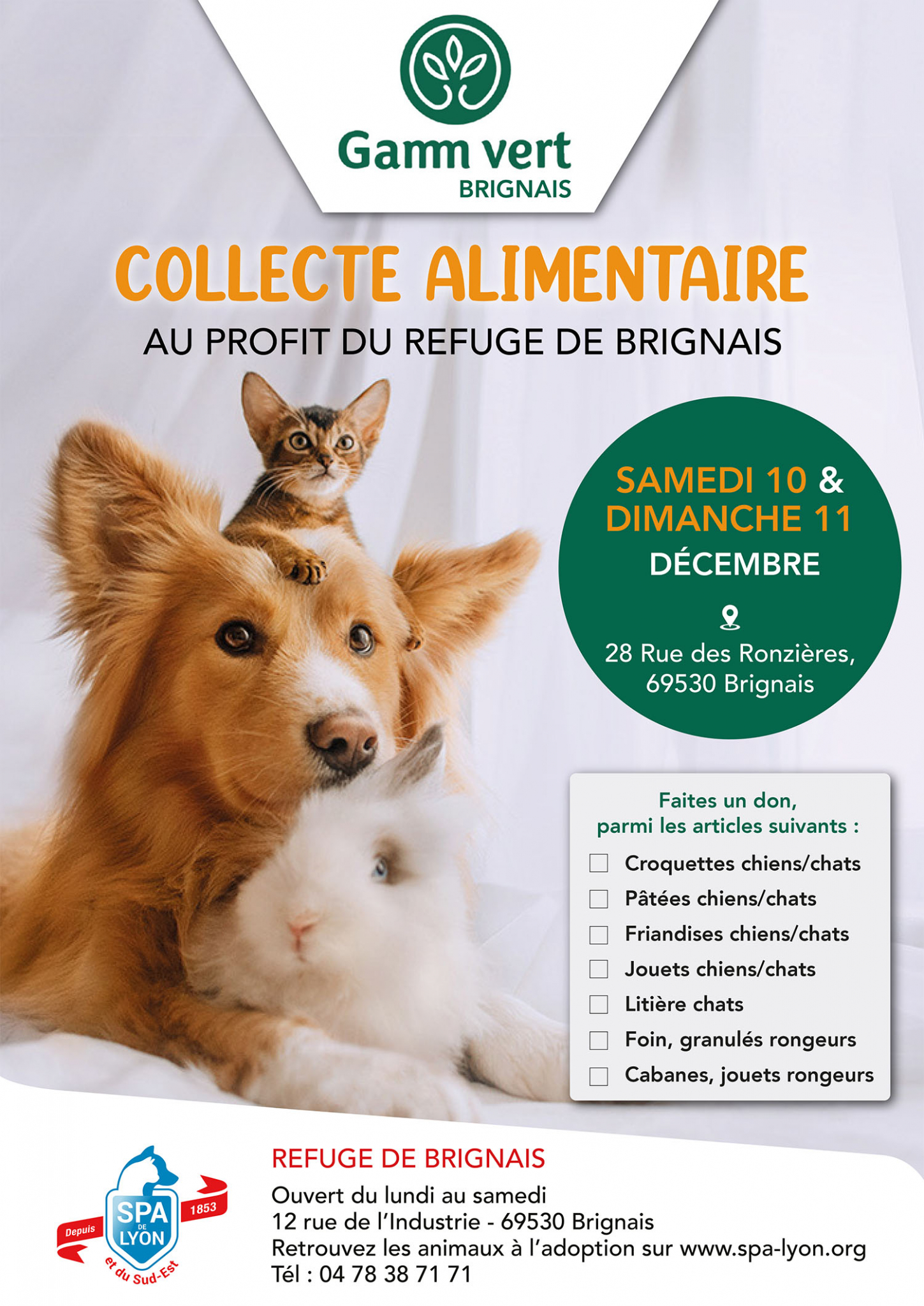 Collecte Alimentaire D Cembre Gamm Vert Brignais Spa De